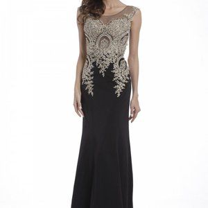 Illusion Neck Lace Mermaid Prom Dress CD35